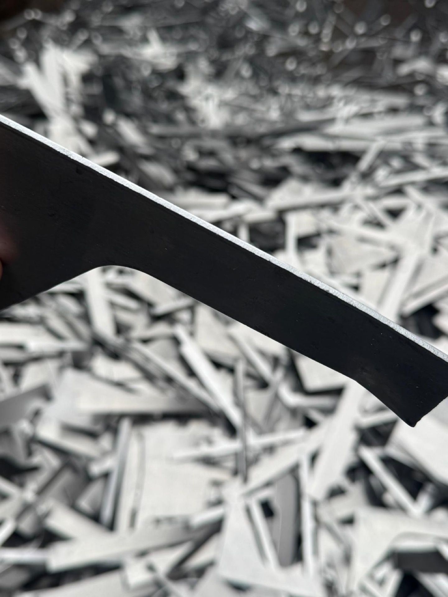 Aluminium scrap – collected and sorted material